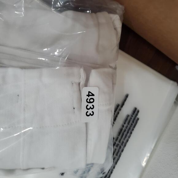 Maeve Anthropologie Pants Womens 29 White Colette Wide Leg Crop Denim - Picture 14 of 14